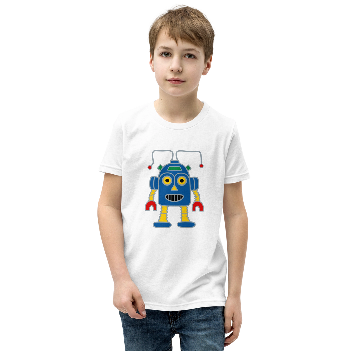 Thunderbot child&#39;s T-shirt by Denise Marta-Burch